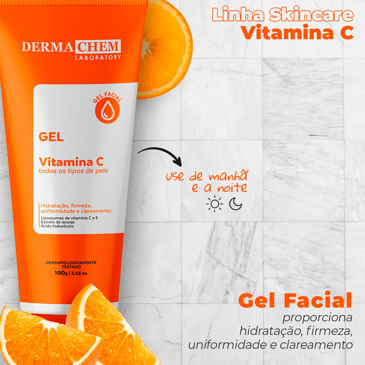 Brazilian Vitamin C Skincare Kit - Melasma Serum/Anti-Age Facial Gel/Facial Soap