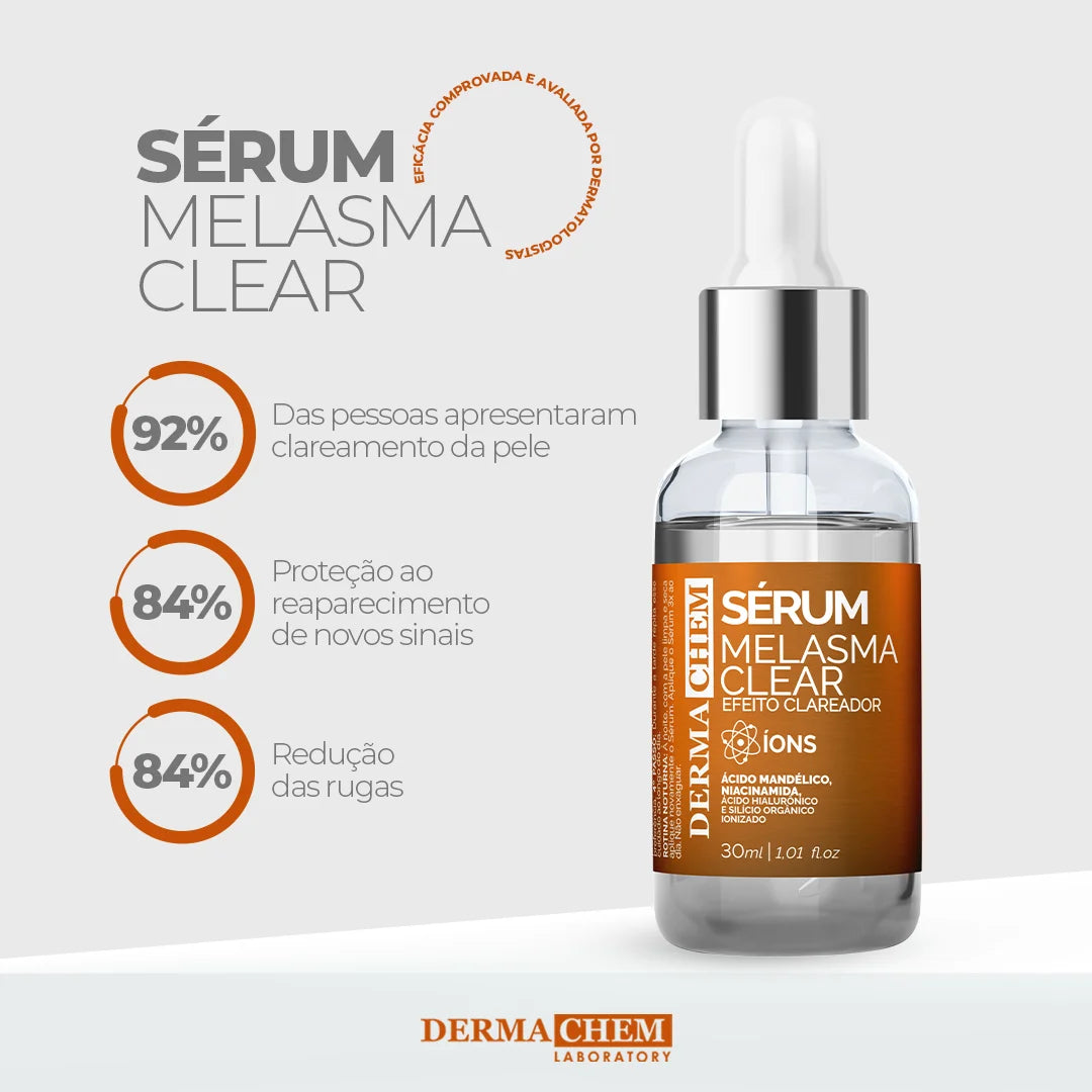 Brazilian Vitamin C Skincare Kit - Melasma Serum/Anti-Age Facial Gel/Facial Soap