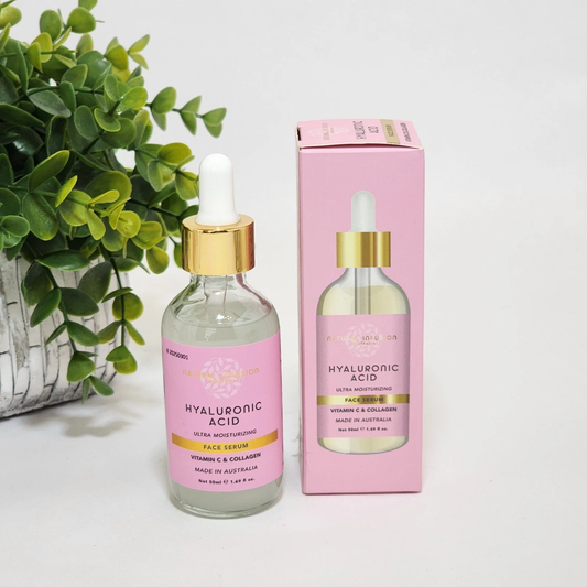 Natural Infusion Hyaluronic Acid Face Serum 50mL (1.69 oz) | Hydrating with Vitamin C & Collagen