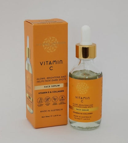Natural Infusion Vitamin C Face Serum with Vitamin E & Collagen
